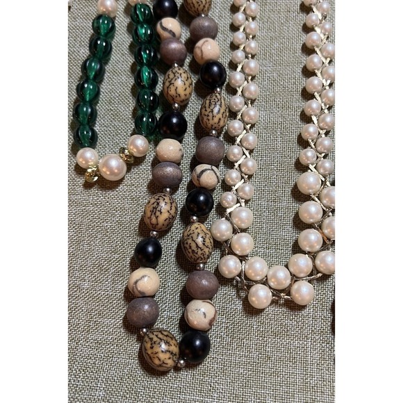 Costume Jewelry Lot 12 Necklaces Vintage - Picture 10 of 13